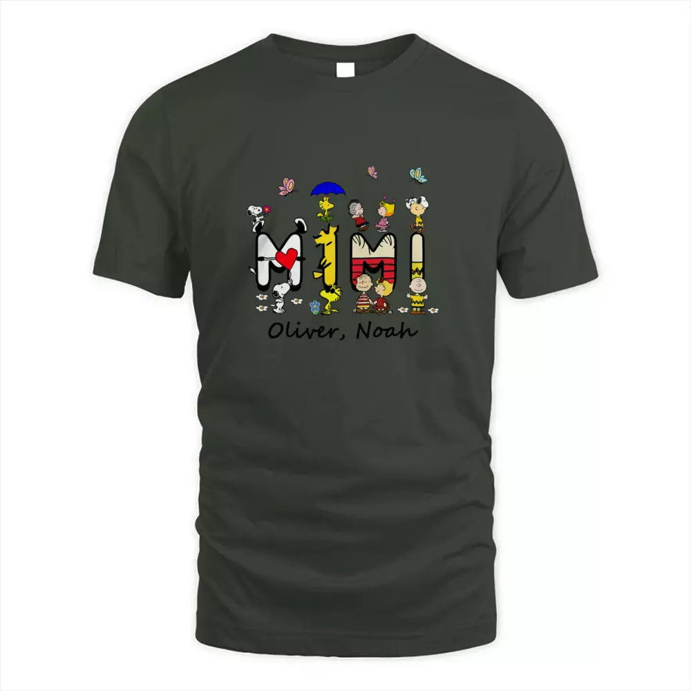 Custom Name Cute Dog With Kids