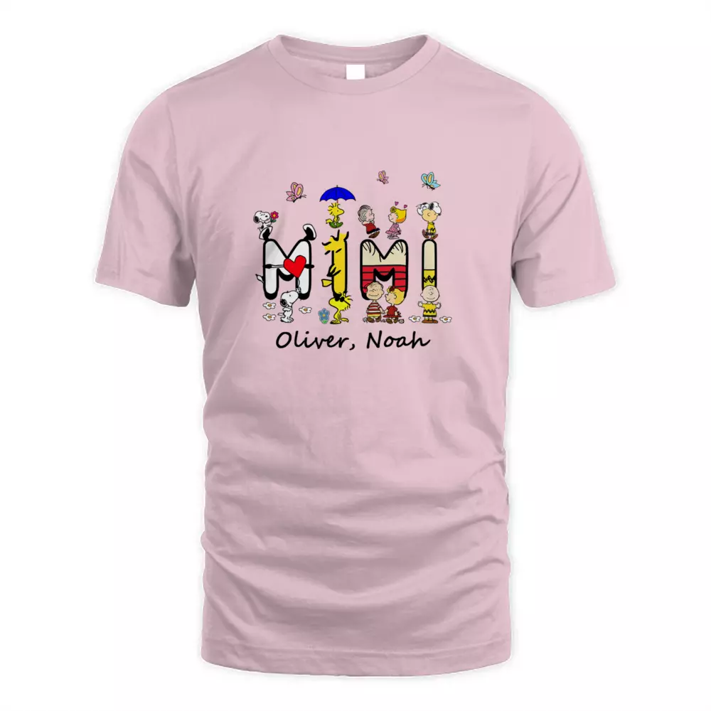 Custom Name Cute Dog With Kids