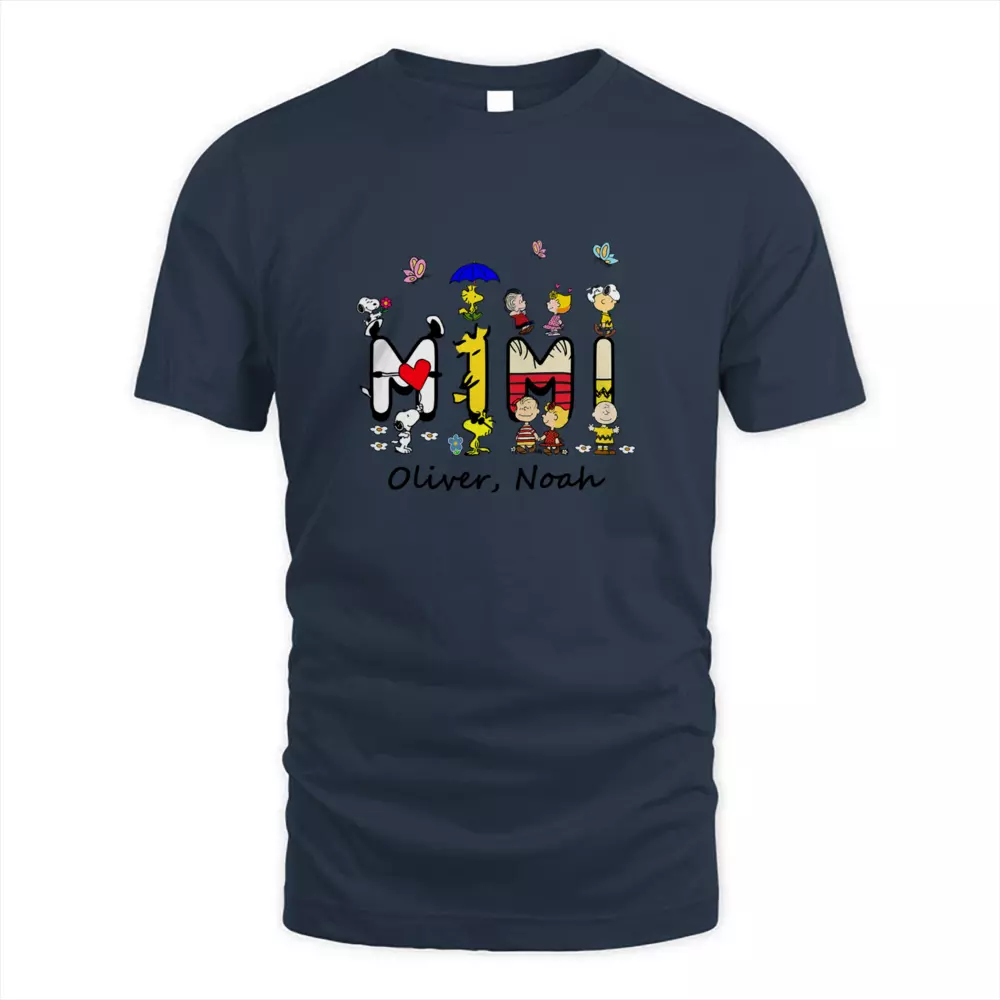 Custom Name Cute Dog With Kids