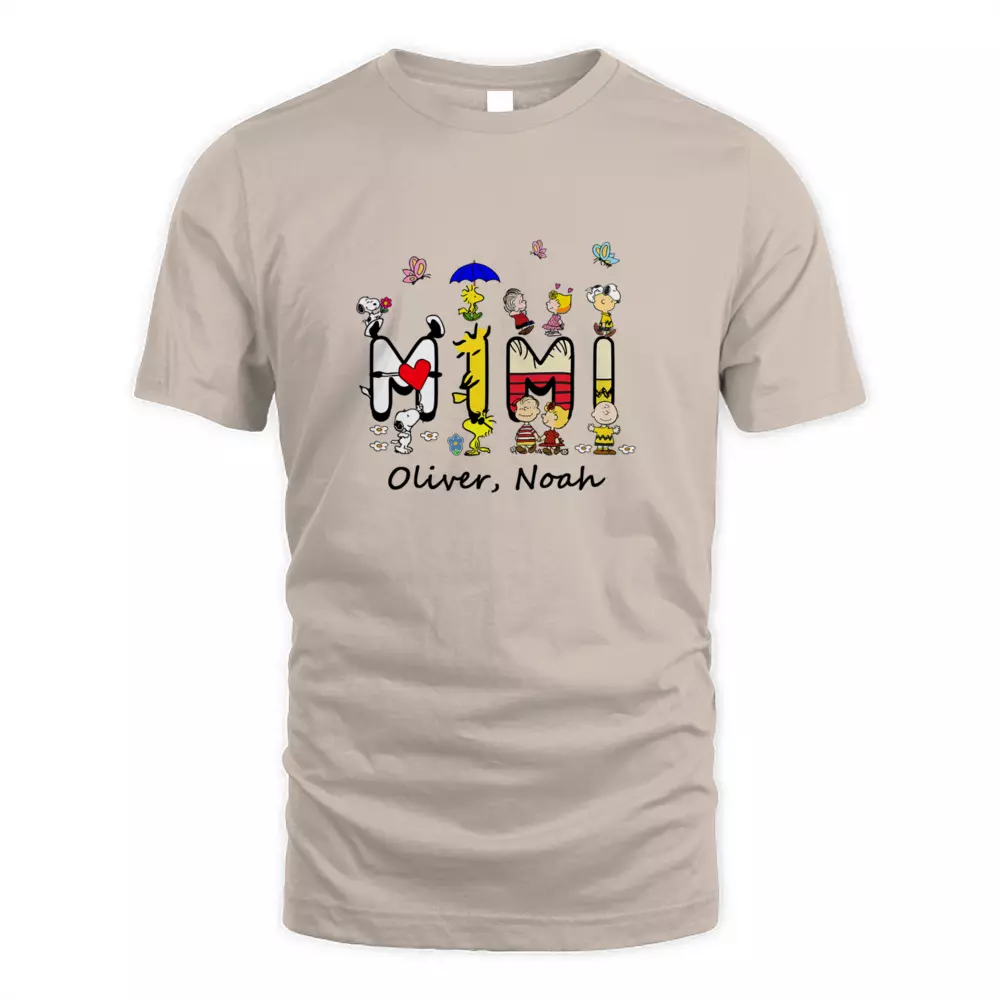 Custom Name Cute Dog With Kids