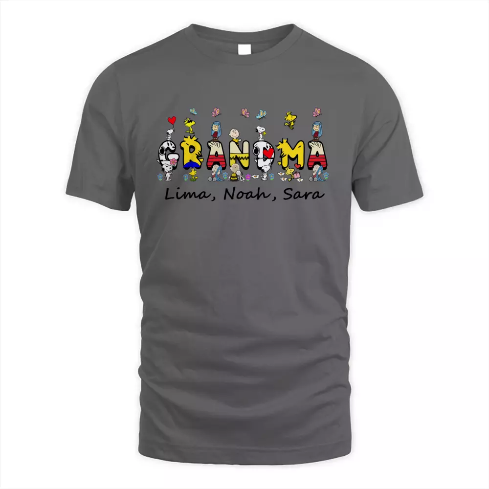 Custom Name Snoopy Peanuts With Kids