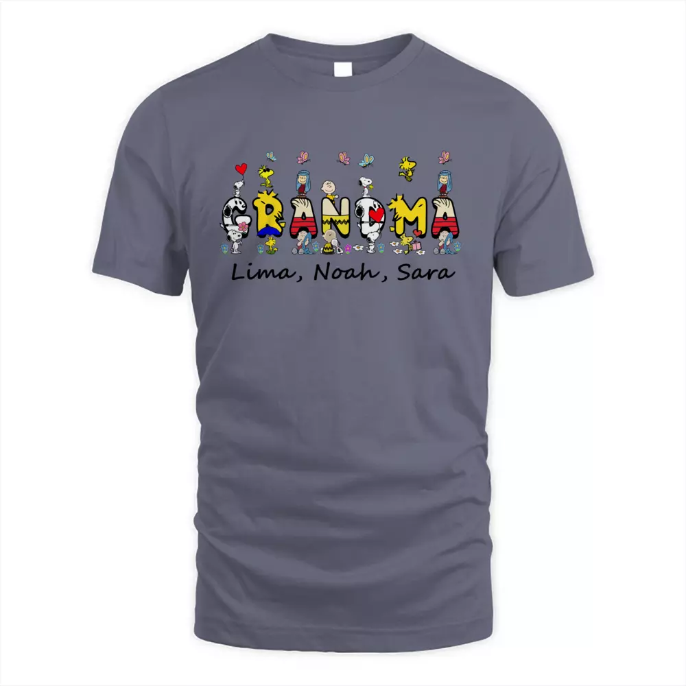 Custom Name Snoopy Peanuts With Kids