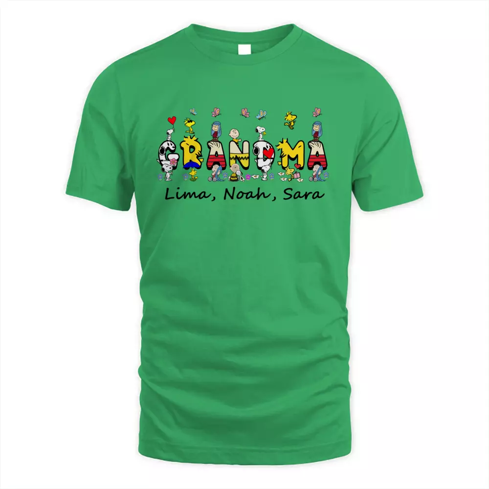 Custom Name Snoopy Peanuts With Kids