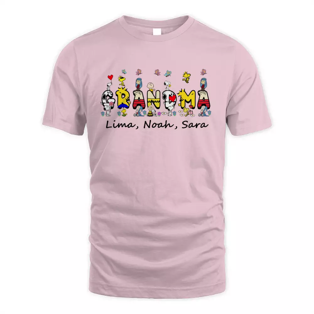 Custom Name Snoopy Peanuts With Kids