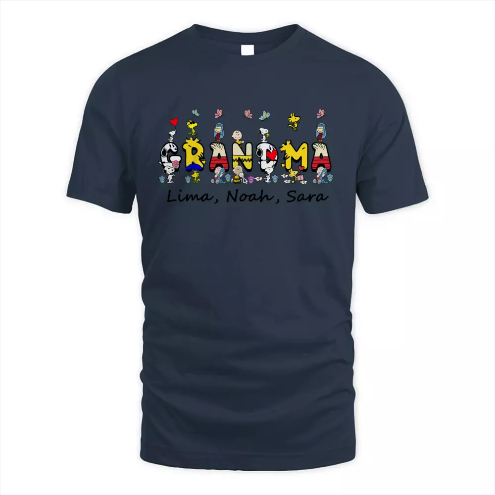 Custom Name Snoopy Peanuts With Kids