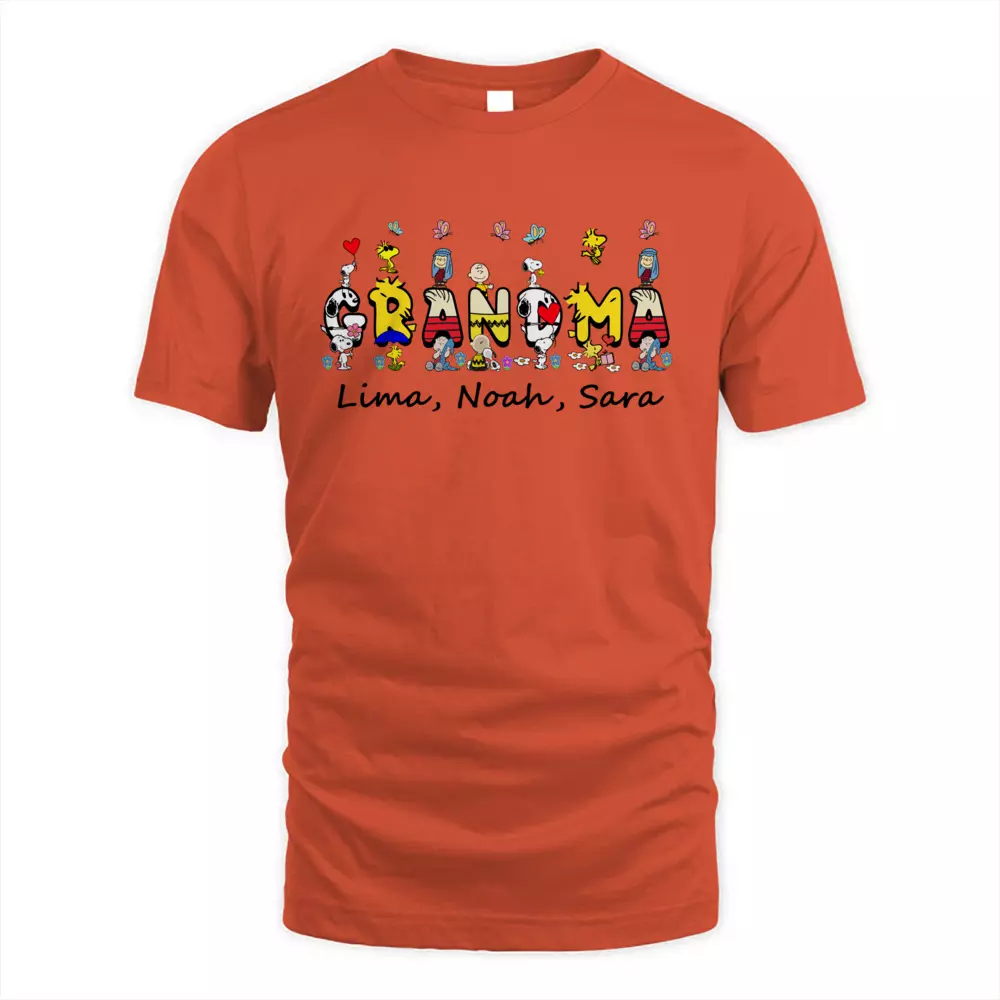 Custom Name Snoopy Peanuts With Kids