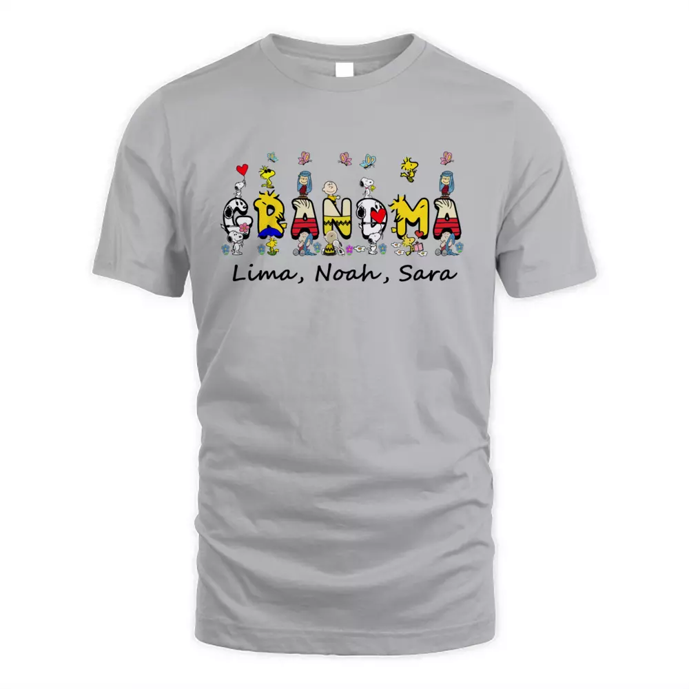 Custom Name Snoopy Peanuts With Kids