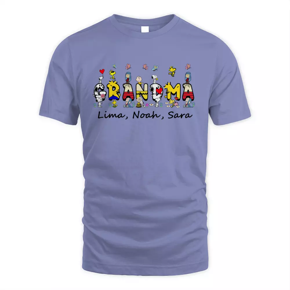 Custom Name Snoopy Peanuts With Kids