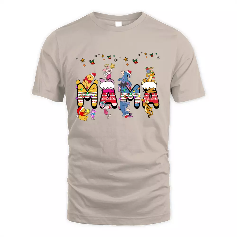 Custom Name Bear Christmas Letters