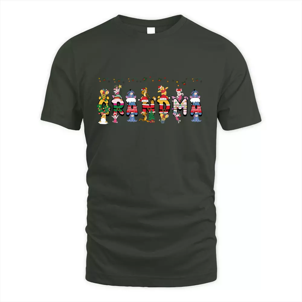 Custom Name Bear Christmas Letters