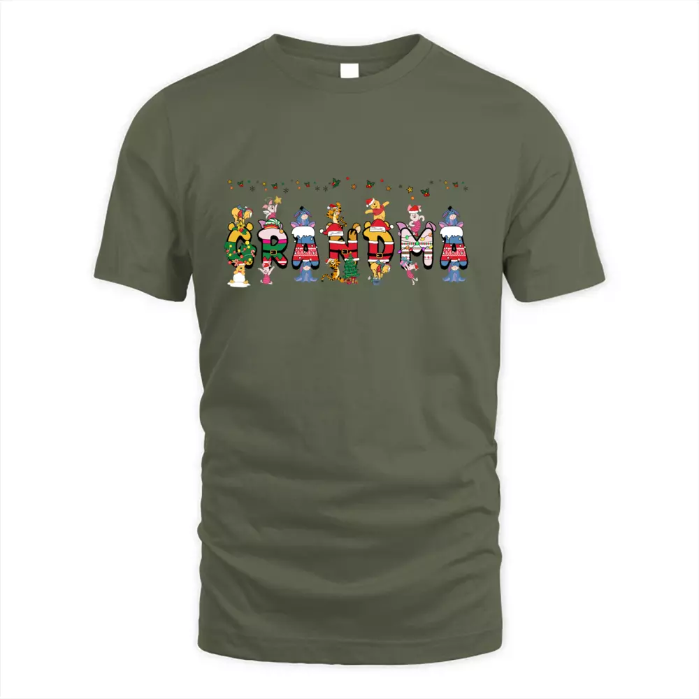 Custom Name Bear Christmas Letters