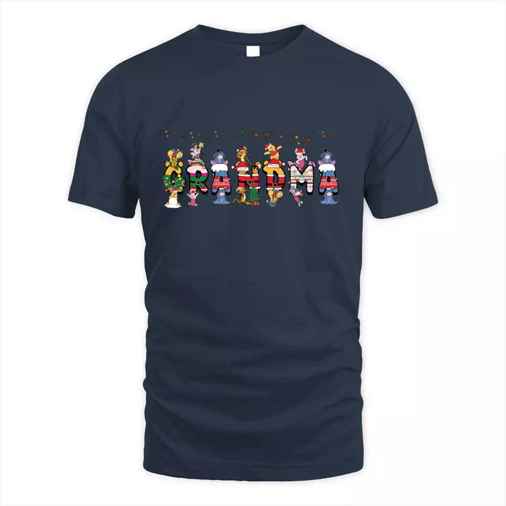 Custom Name Bear Christmas Letters