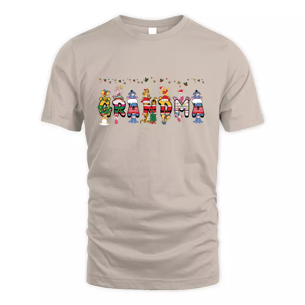 Custom Name Bear Christmas Letters