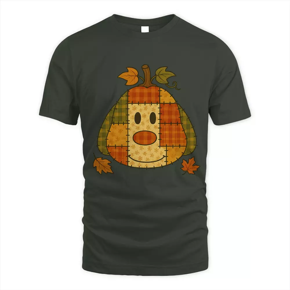 Cute Dog Fall Plaid
