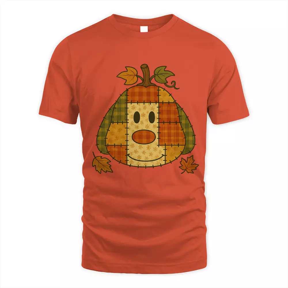 Cute Dog Fall Plaid