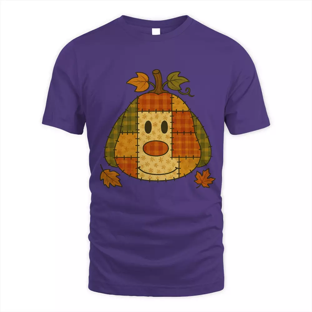 Cute Dog Fall Plaid