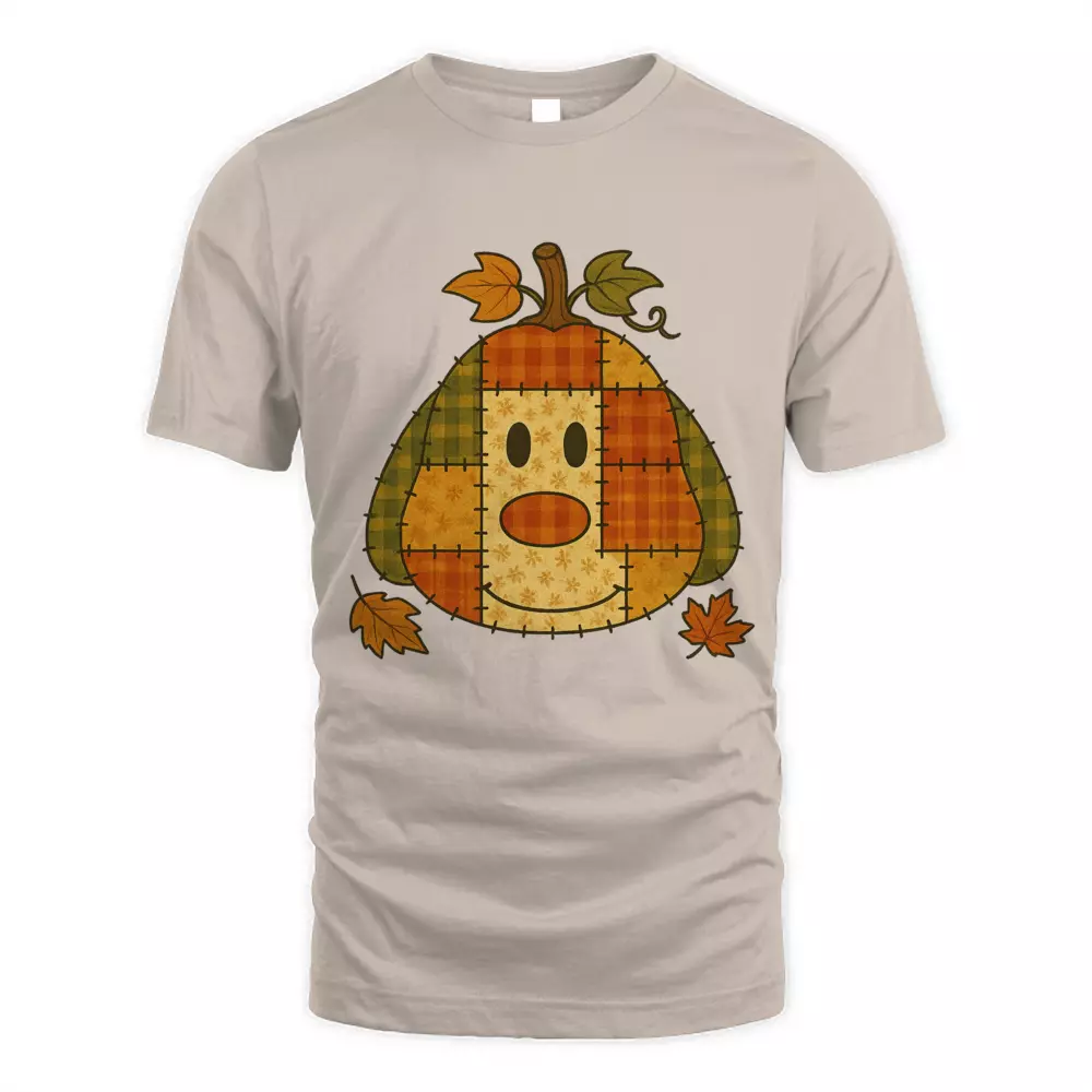 Cute Dog Fall Plaid