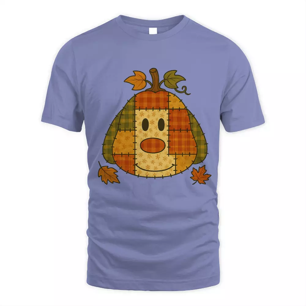 Cute Dog Fall Plaid
