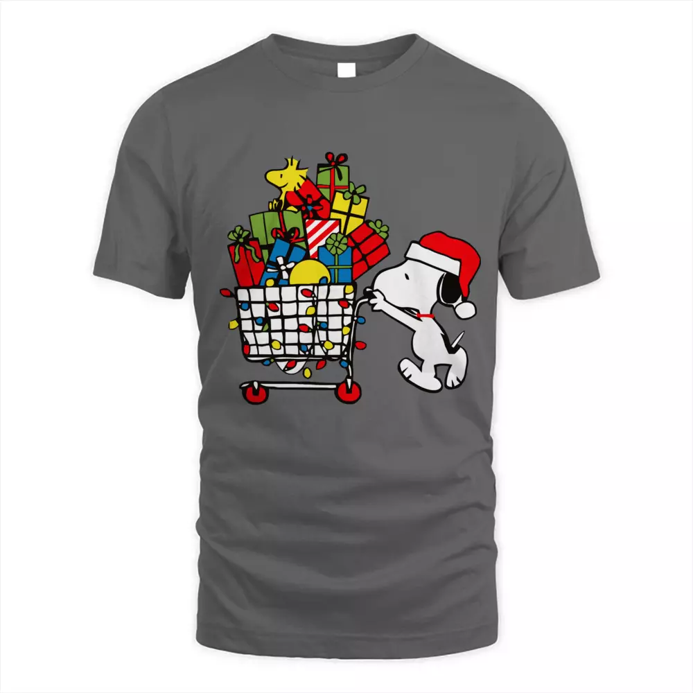 Cute Dog Shopping Christmas