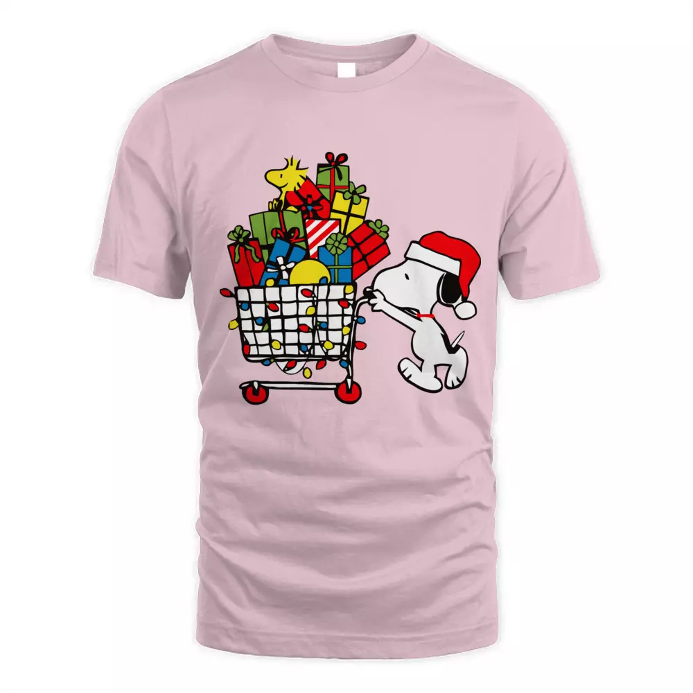 Cute Dog Shopping Christmas