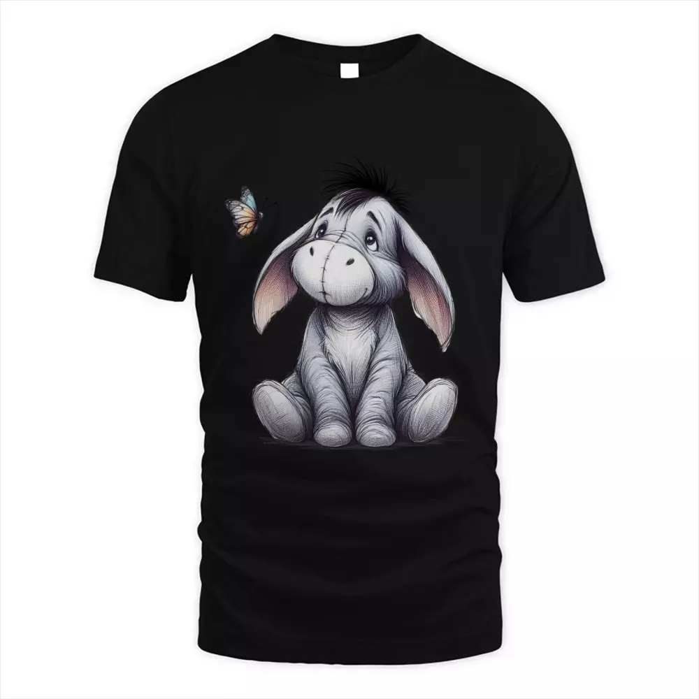 Donkey Butterfly Cute
