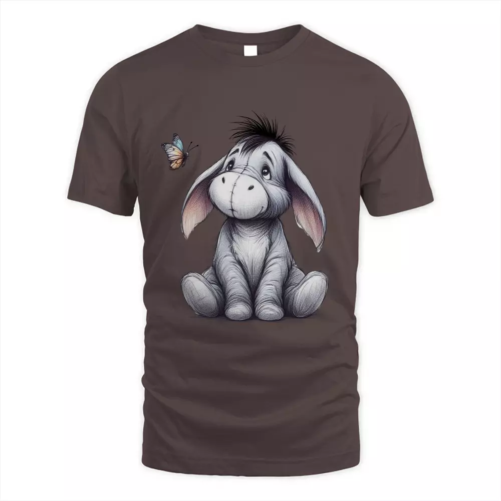 Donkey Butterfly Cute