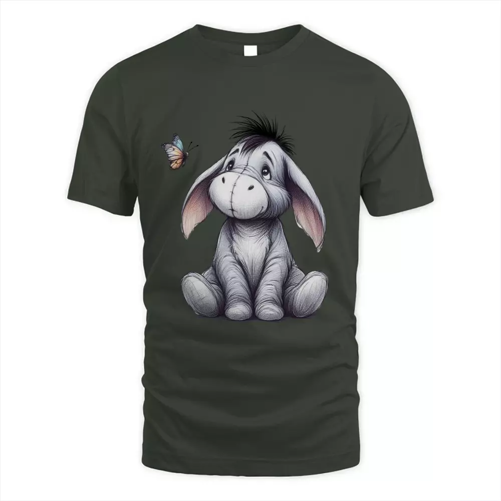 Donkey Butterfly Cute