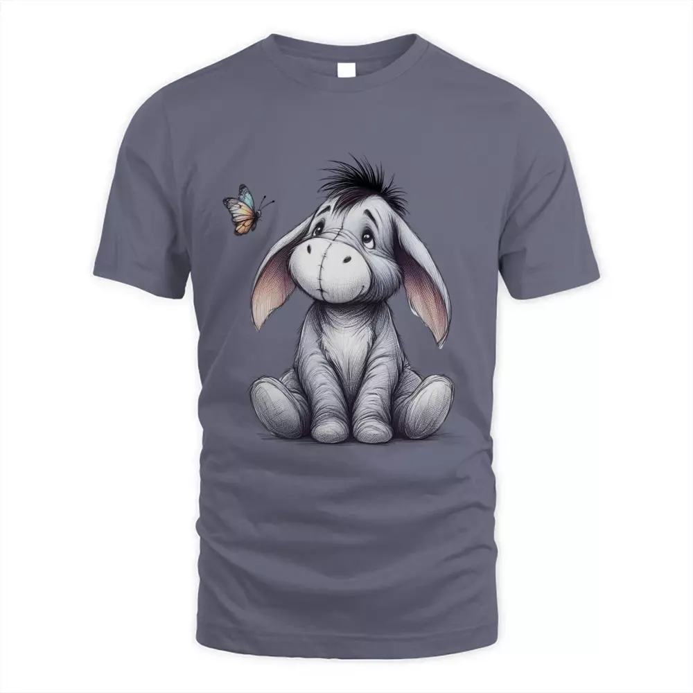 Donkey Butterfly Cute