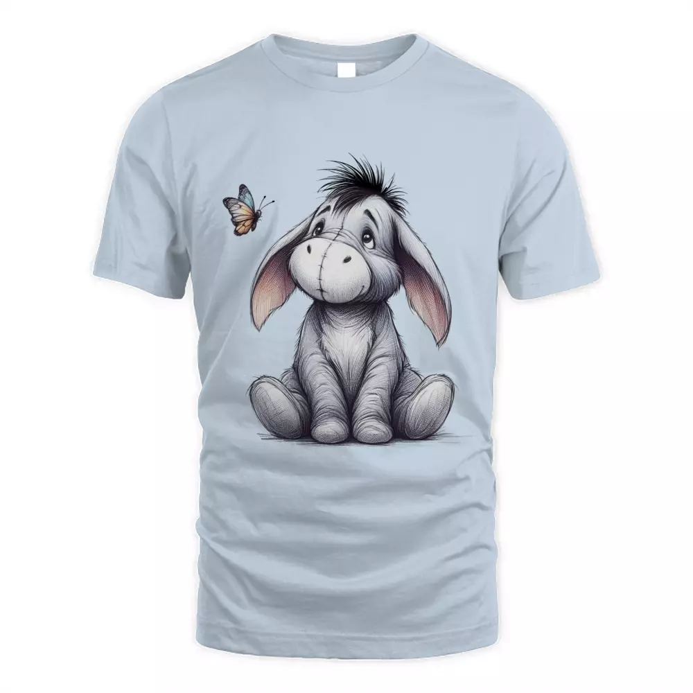 Donkey Butterfly Cute