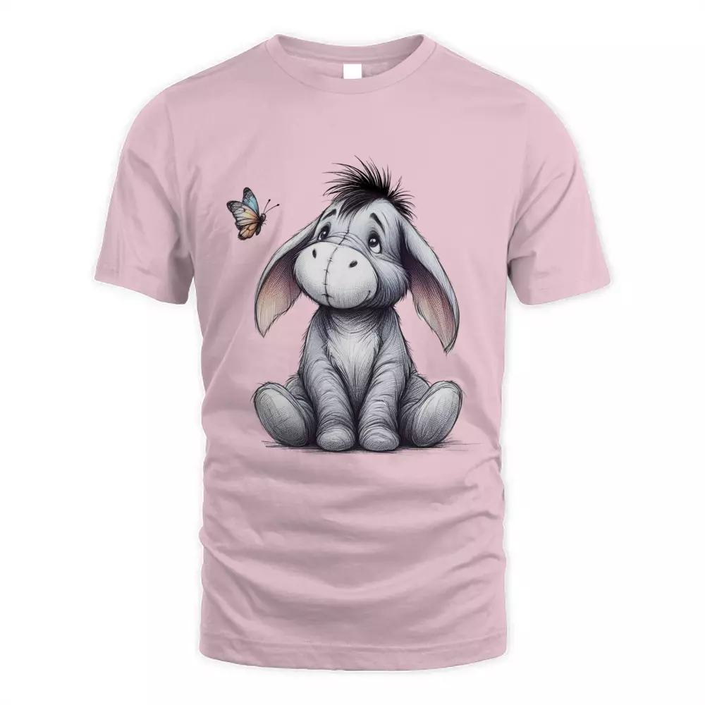 Donkey Butterfly Cute