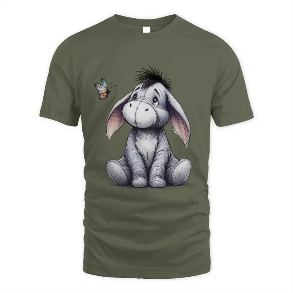 Donkey Butterfly Cute