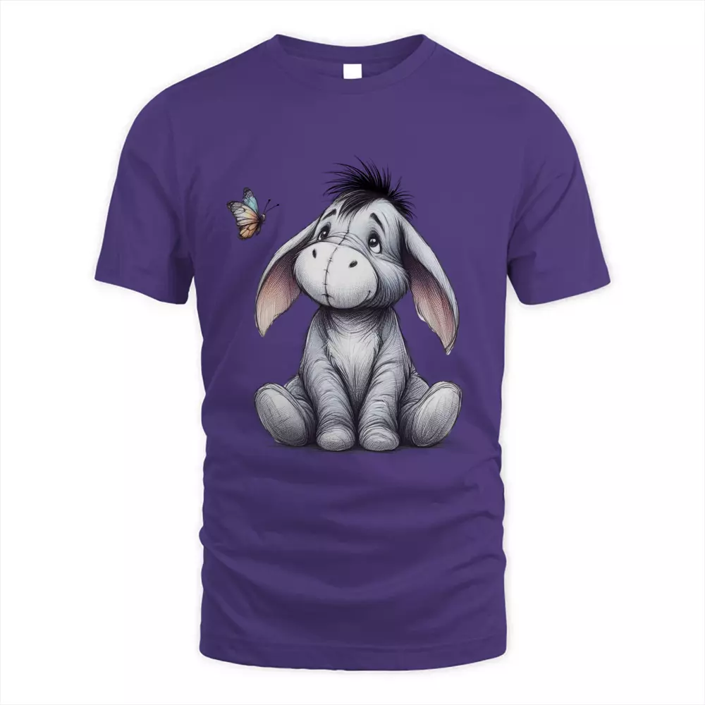 Donkey Butterfly Cute