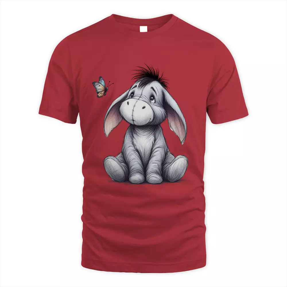 Donkey Butterfly Cute