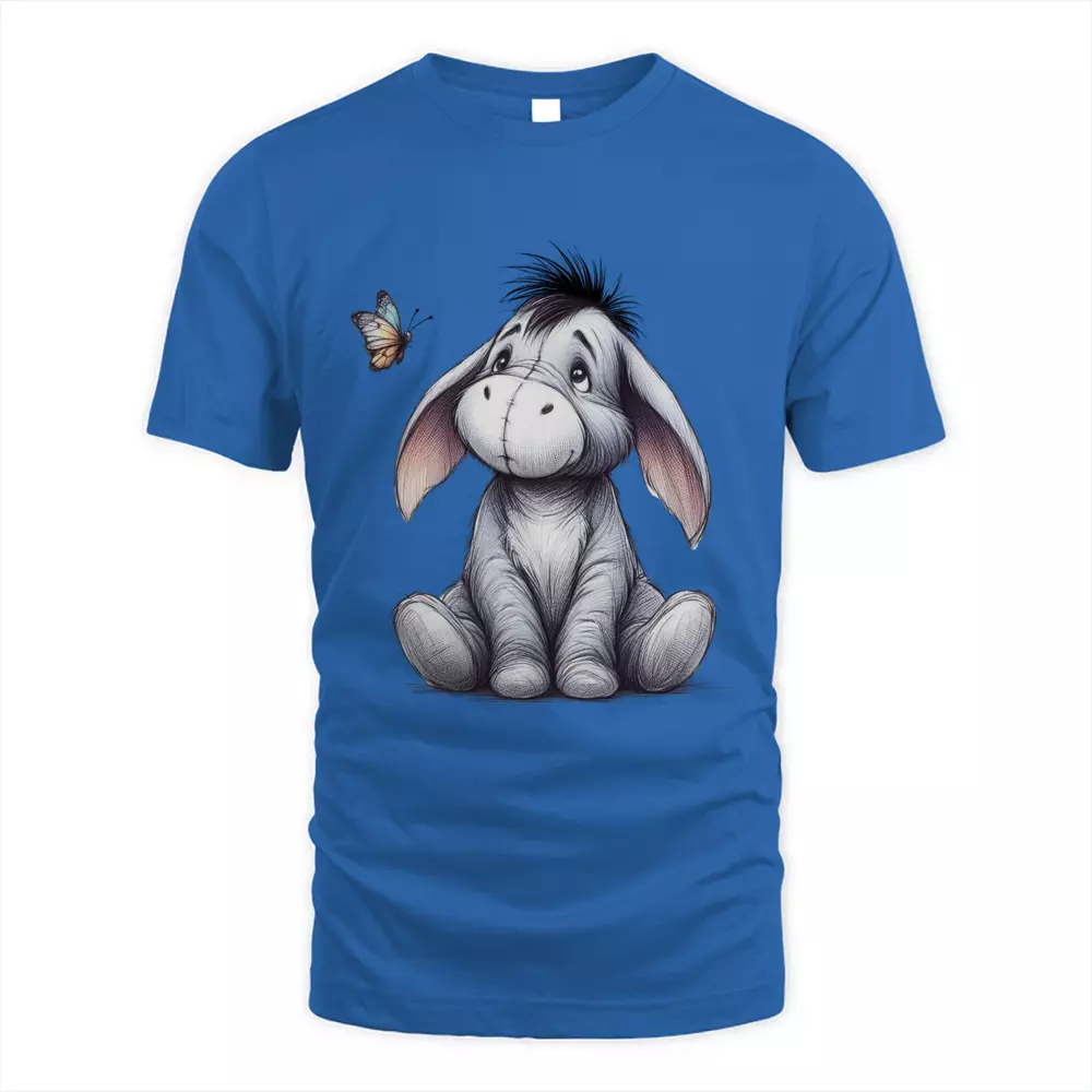 Donkey Butterfly Cute