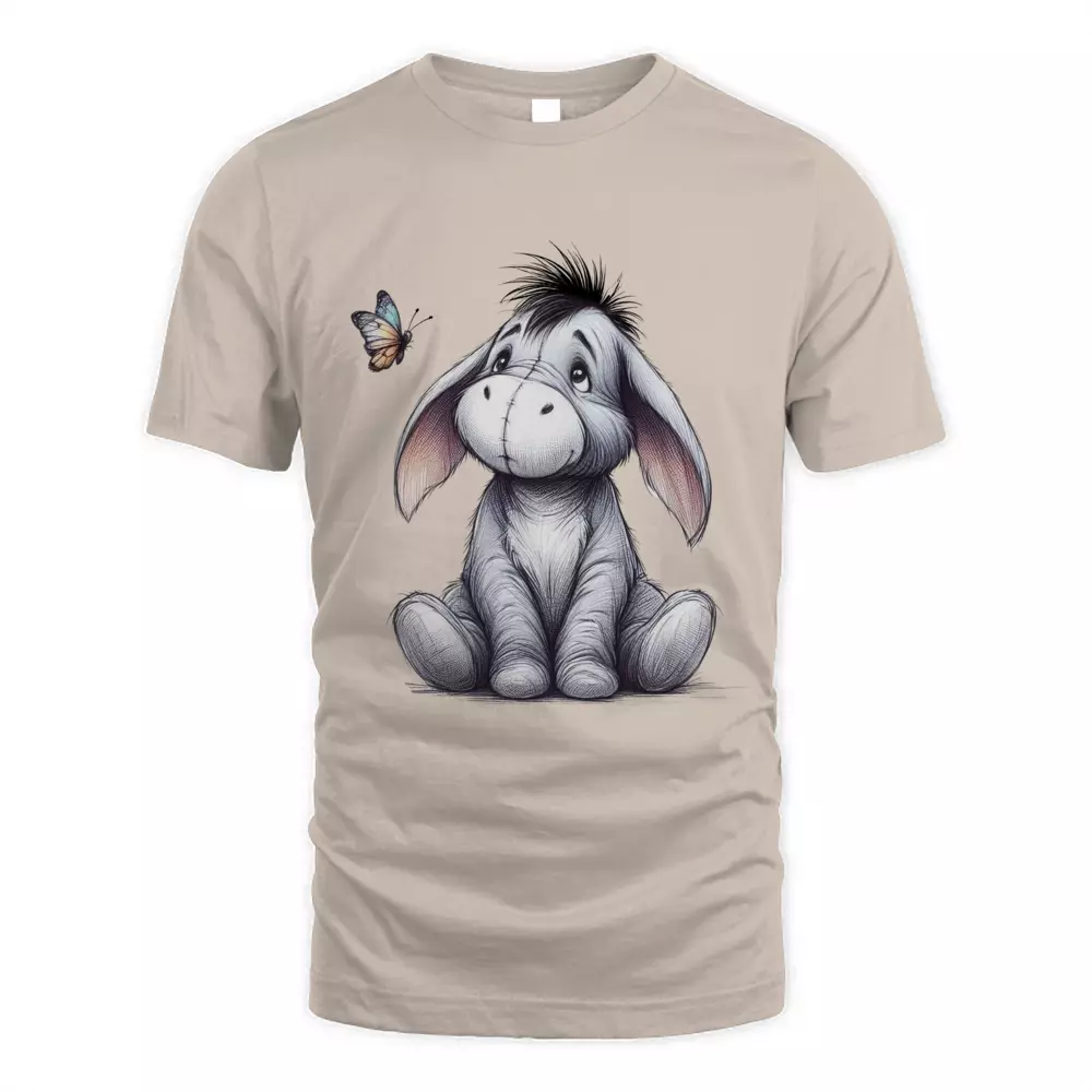 Donkey Butterfly Cute