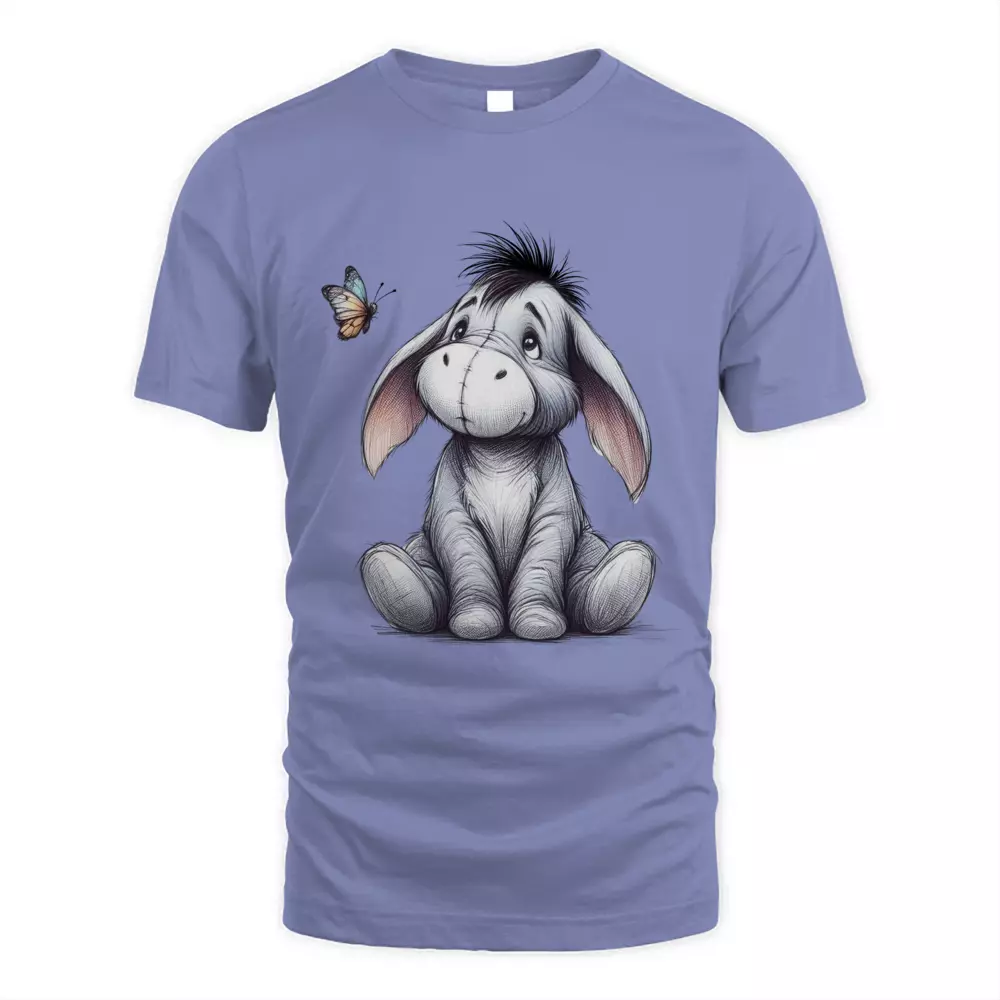 Donkey Butterfly Cute
