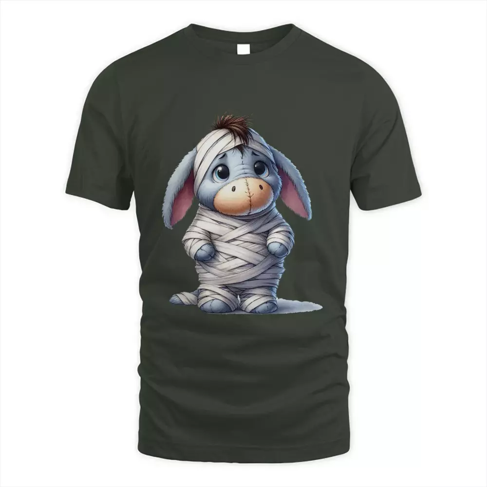 Cute Donkey and Butterfly