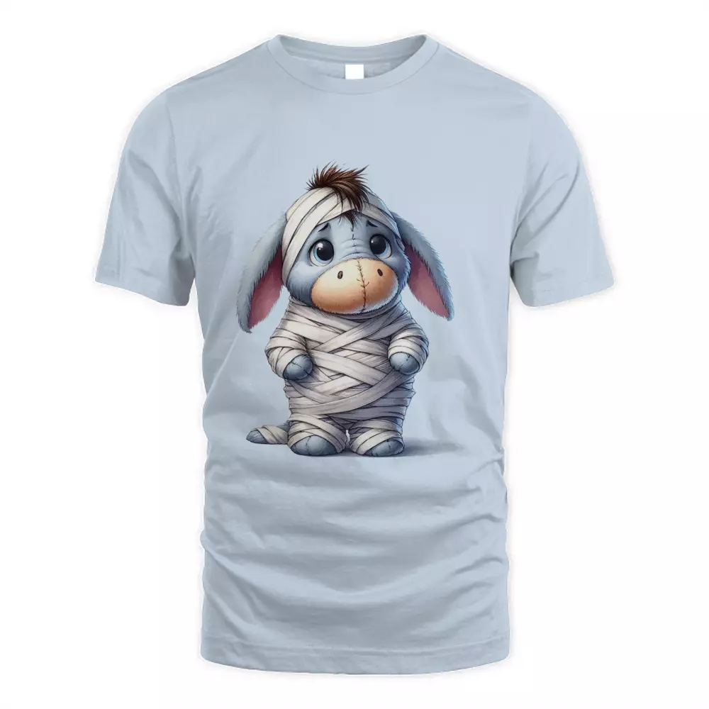 Cute Donkey and Butterfly