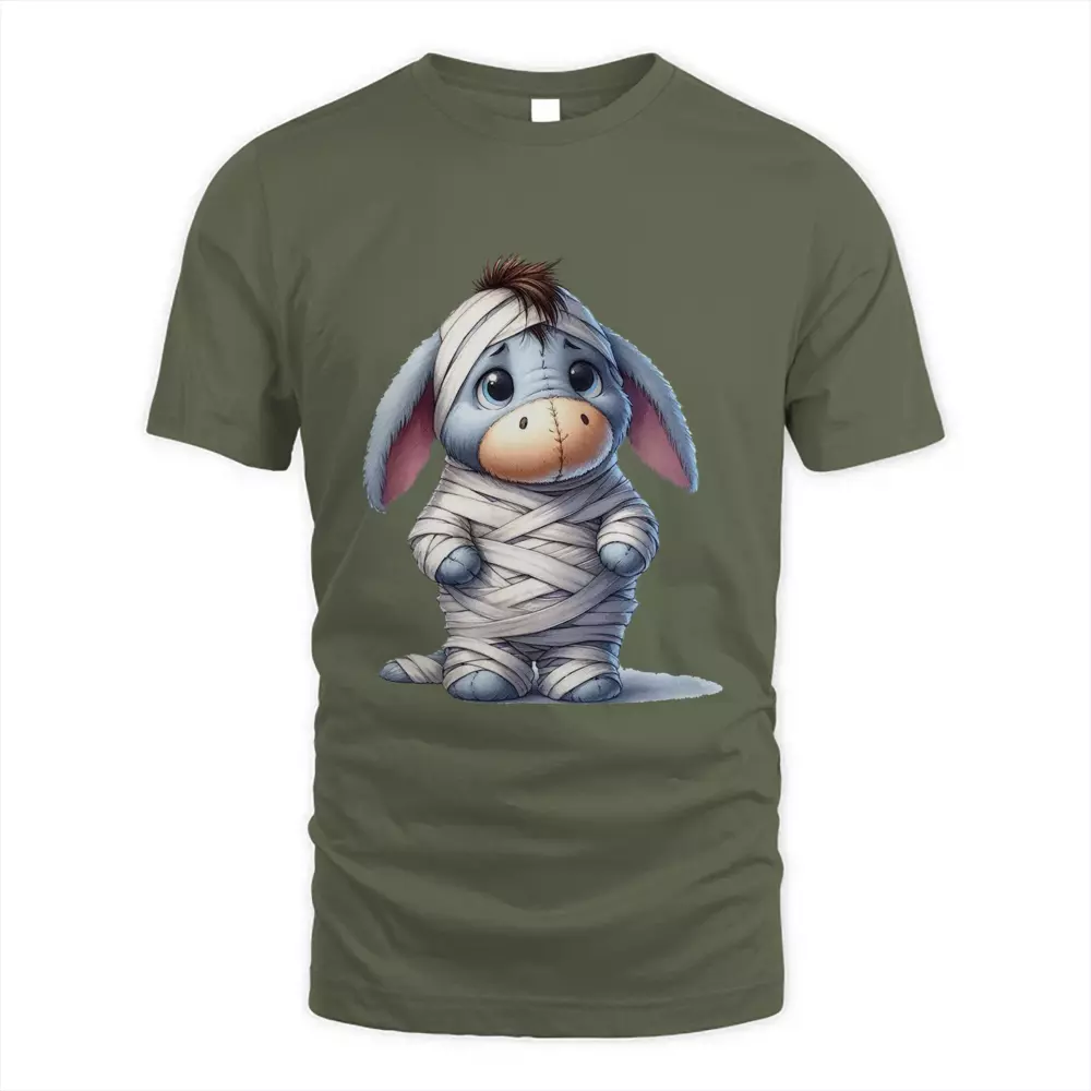 Cute Donkey and Butterfly