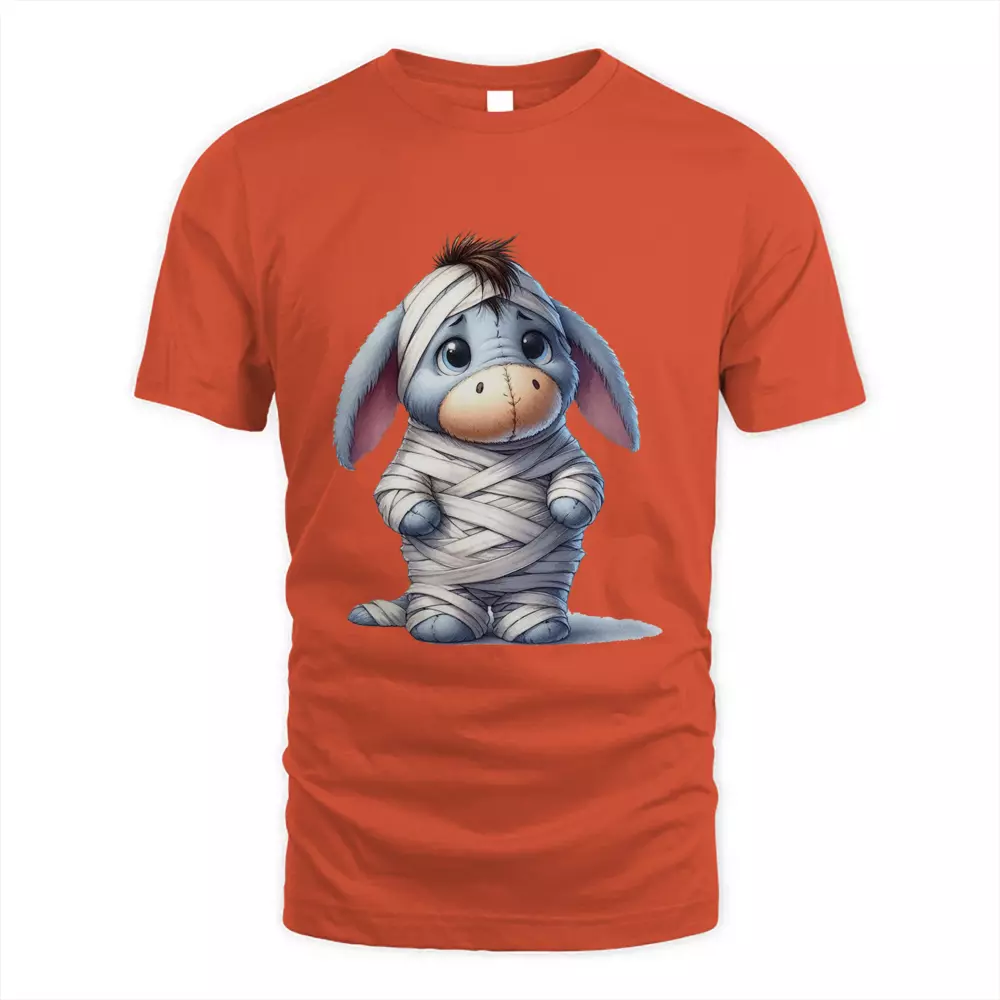 Cute Donkey and Butterfly