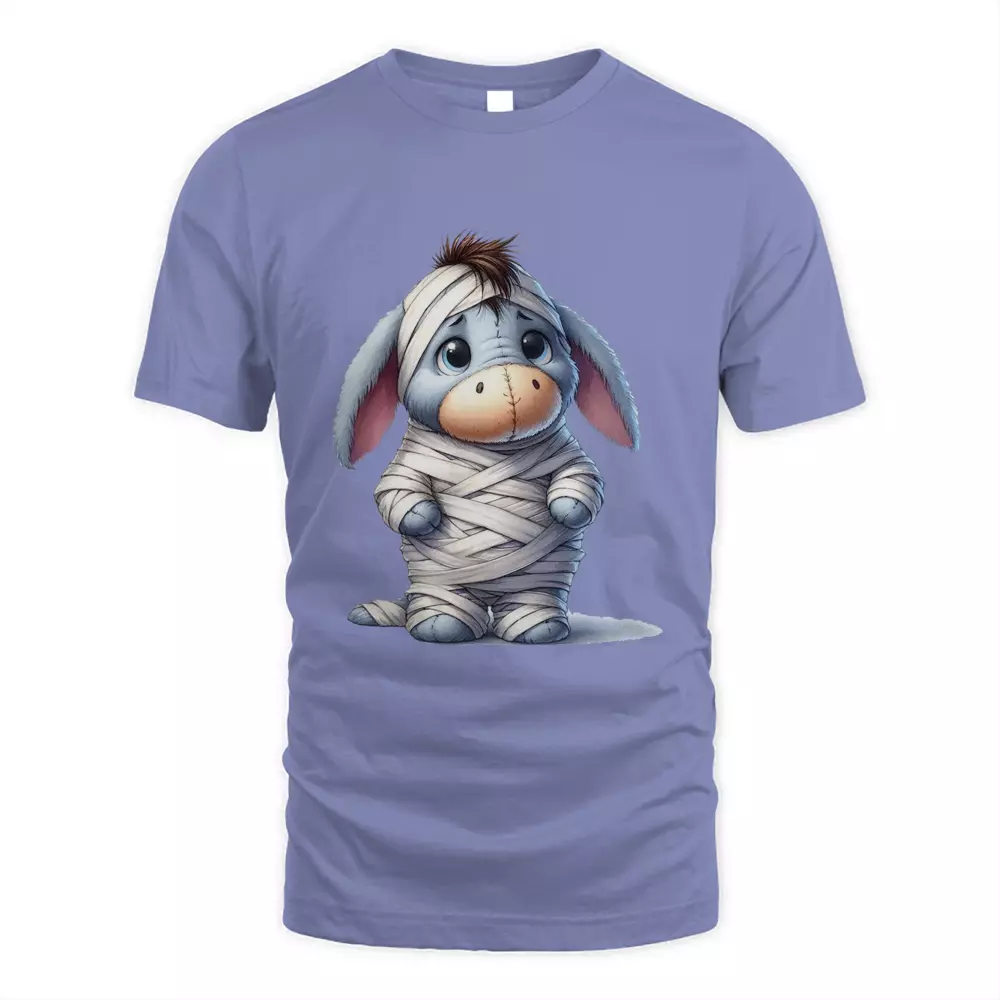 Cute Donkey and Butterfly