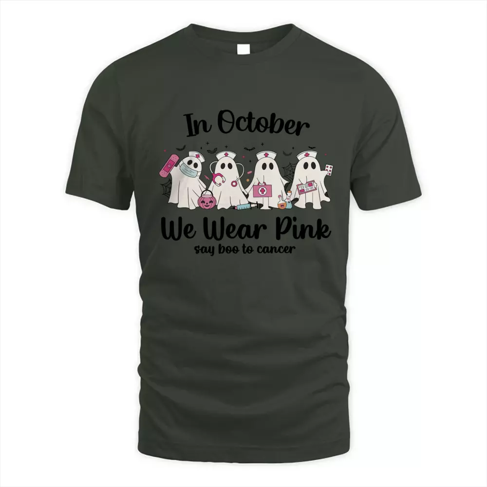 In October We Wear Pink Say Boo To Cancer
