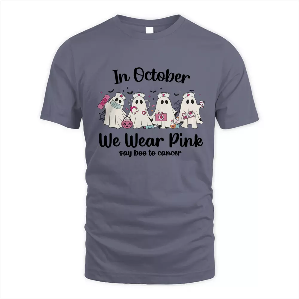 In October We Wear Pink Say Boo To Cancer