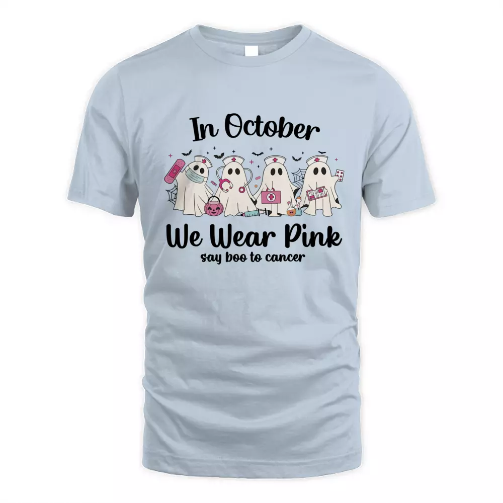 In October We Wear Pink Say Boo To Cancer