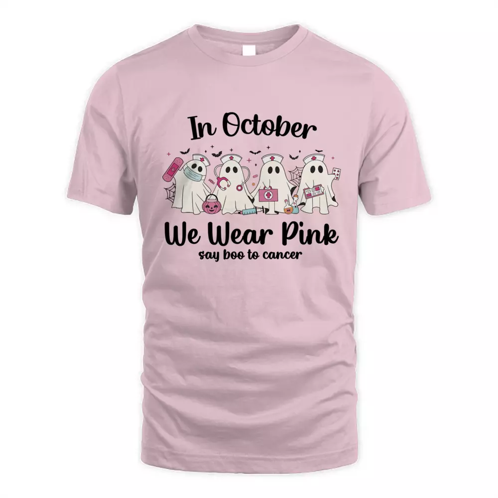 In October We Wear Pink Say Boo To Cancer