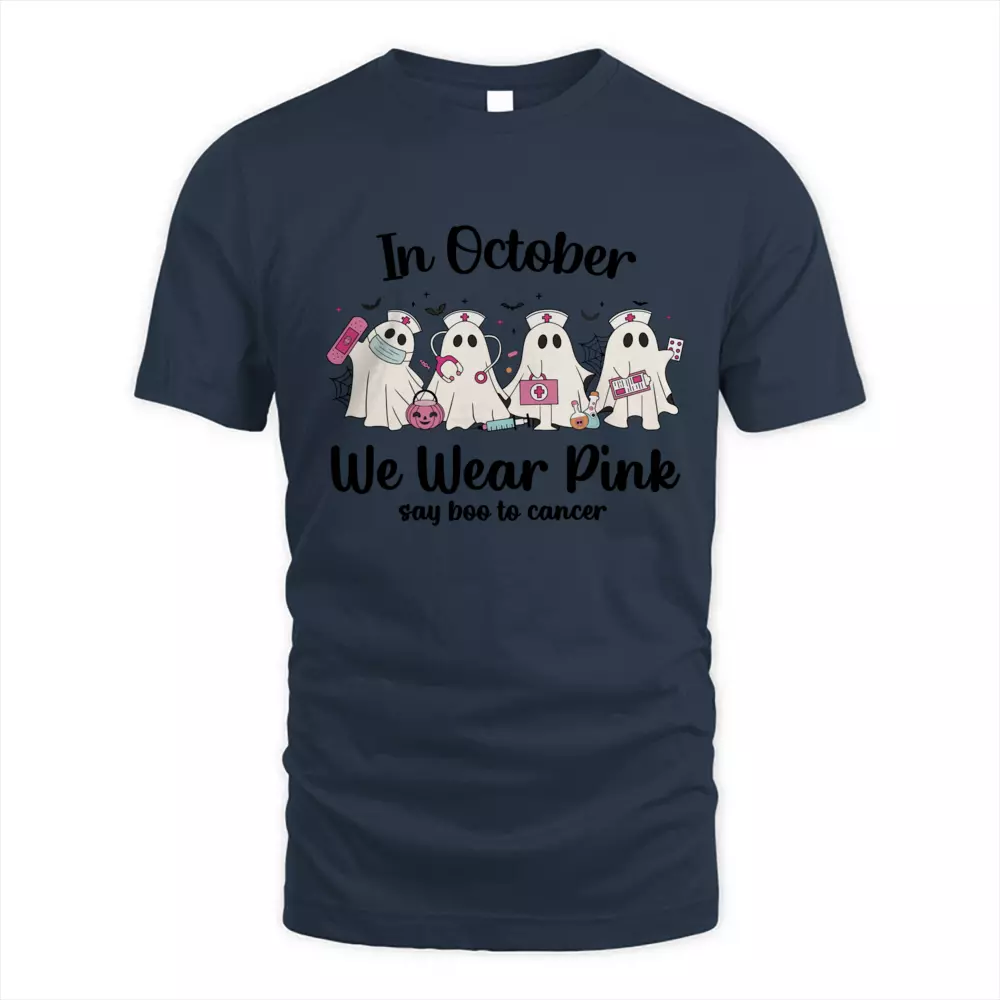 In October We Wear Pink Say Boo To Cancer