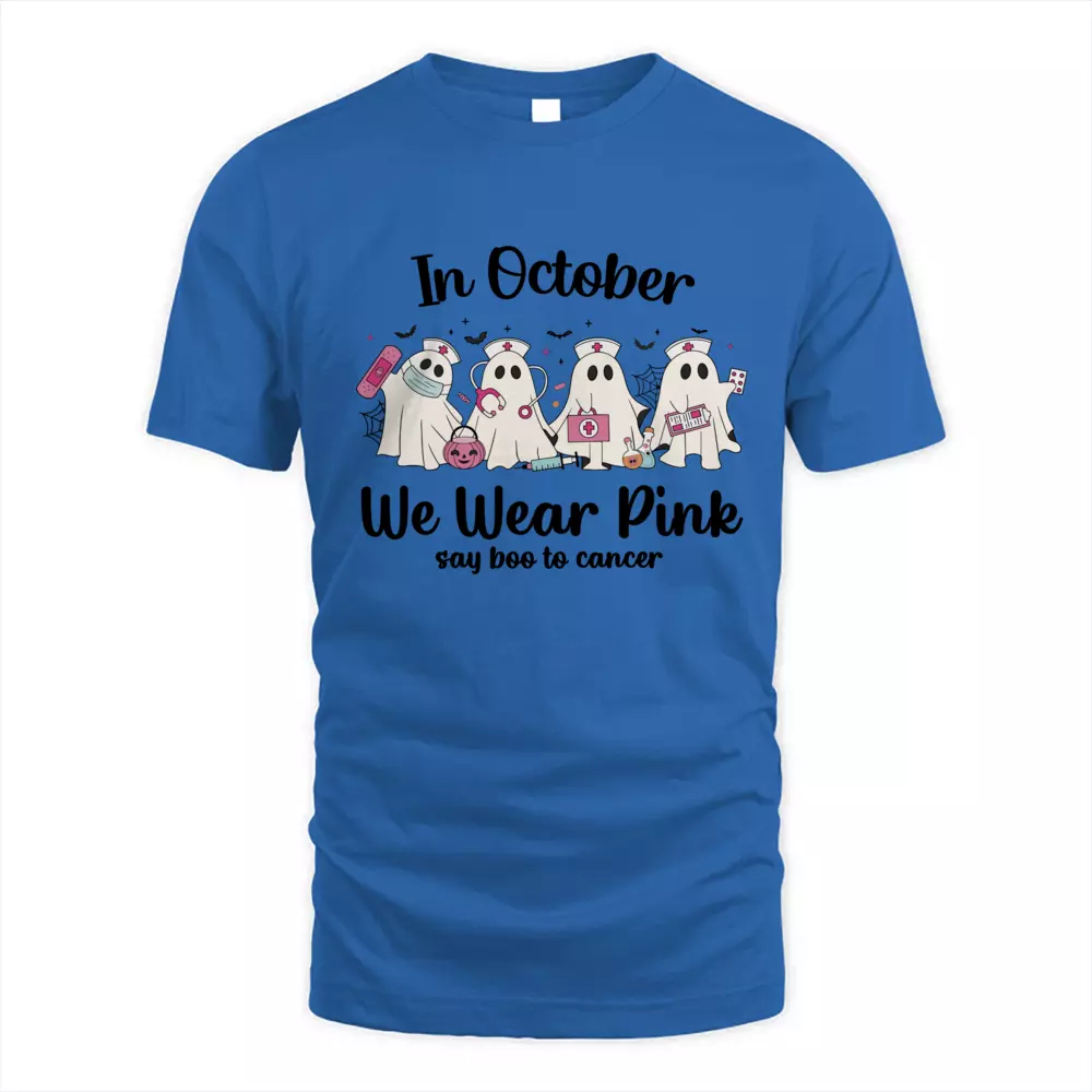 In October We Wear Pink Say Boo To Cancer