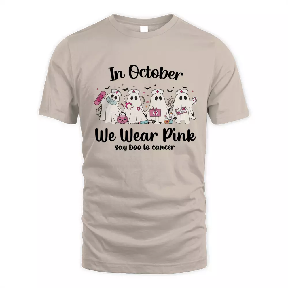 In October We Wear Pink Say Boo To Cancer