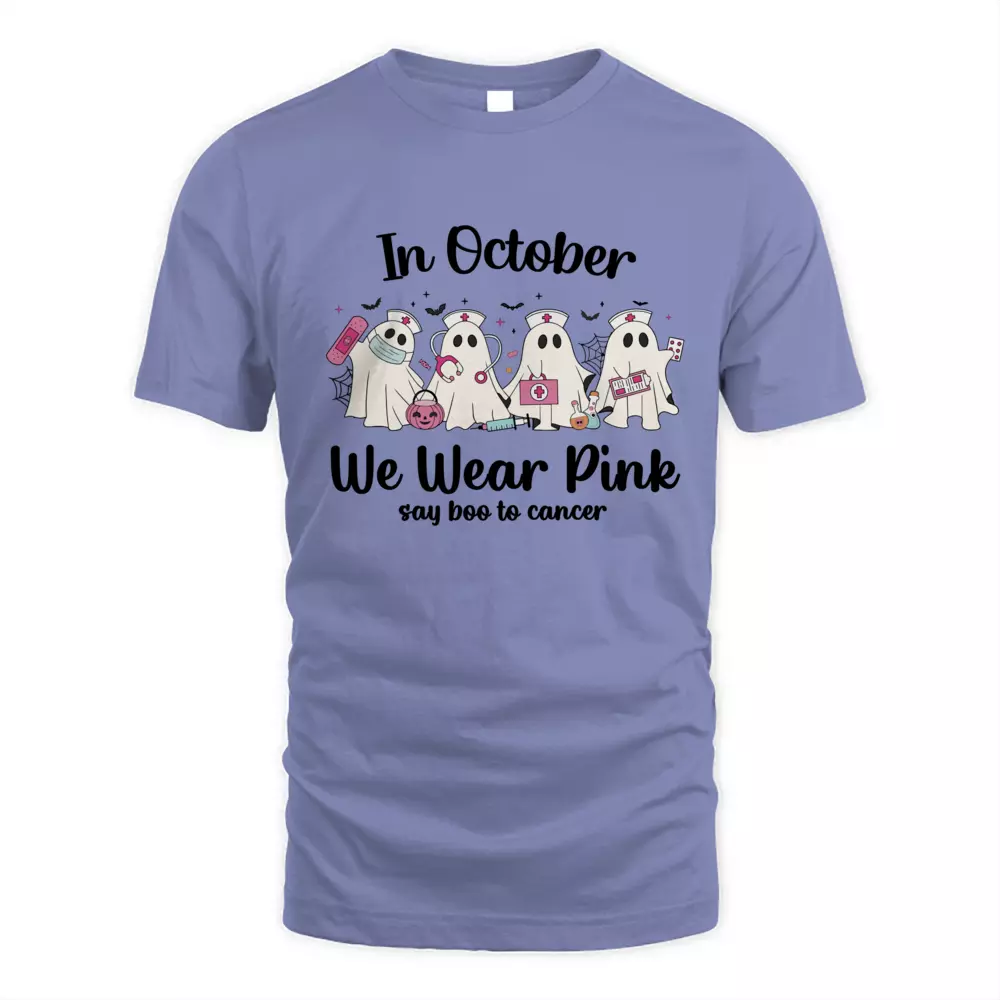 In October We Wear Pink Say Boo To Cancer