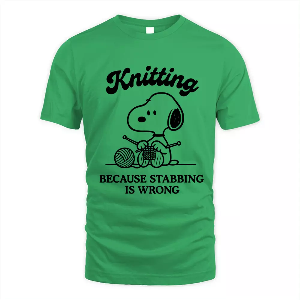 Knitting Because Stabbing Is Wrong